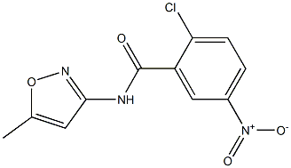 2-chloro-N-(5-methyl-1,2-oxazol-3-yl)-5-nitrobenzamide