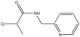 2-chloro-N-(pyridin-2-ylmethyl)propanamide Structure