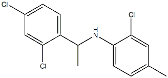 2-chloro-N-[1-(2,4-dichlorophenyl)ethyl]-4-methylaniline Structure