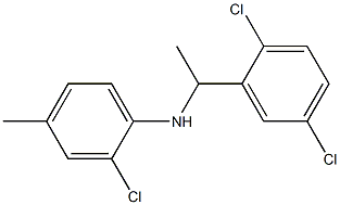  2-chloro-N-[1-(2,5-dichlorophenyl)ethyl]-4-methylaniline