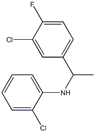 2-chloro-N-[1-(3-chloro-4-fluorophenyl)ethyl]aniline