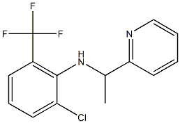 2-chloro-N-[1-(pyridin-2-yl)ethyl]-6-(trifluoromethyl)aniline|