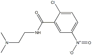2-chloro-N-[2-(dimethylamino)ethyl]-5-nitrobenzamide,,结构式