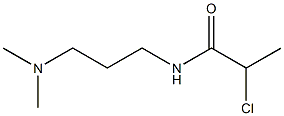 2-chloro-N-[3-(dimethylamino)propyl]propanamide 化学構造式