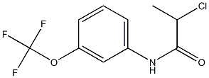 2-chloro-N-[3-(trifluoromethoxy)phenyl]propanamide Structure