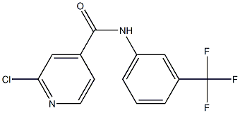 2-chloro-N-[3-(trifluoromethyl)phenyl]pyridine-4-carboxamide Structure