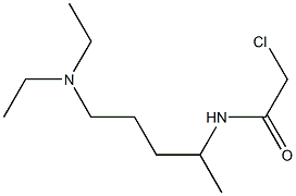 2-chloro-N-[5-(diethylamino)pentan-2-yl]acetamide Structure