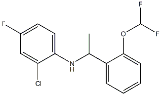 2-chloro-N-{1-[2-(difluoromethoxy)phenyl]ethyl}-4-fluoroaniline|