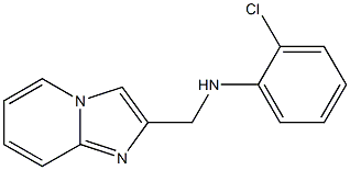 2-chloro-N-{imidazo[1,2-a]pyridin-2-ylmethyl}aniline,,结构式