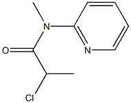 2-chloro-N-methyl-N-(pyridin-2-yl)propanamide Structure