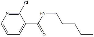 2-chloro-N-pentylpyridine-3-carboxamide Structure