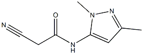 2-cyano-N-(1,3-dimethyl-1H-pyrazol-5-yl)acetamide