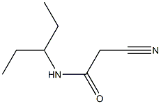 2-cyano-N-(1-ethylpropyl)acetamide Structure