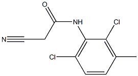 2-cyano-N-(2,6-dichloro-3-methylphenyl)acetamide 结构式