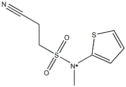 2-cyano-N-methyl-N-(thiophen-2-yl)ethane-1-sulfonamido