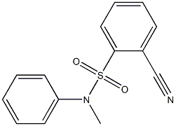 2-cyano-N-methyl-N-phenylbenzenesulfonamide