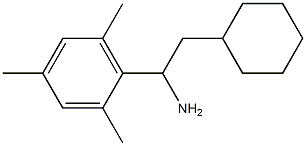 2-cyclohexyl-1-(2,4,6-trimethylphenyl)ethan-1-amine Structure