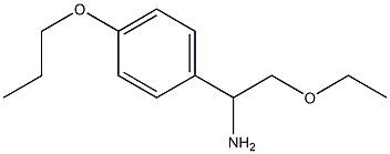 2-ethoxy-1-(4-propoxyphenyl)ethanamine Structure