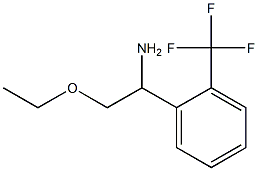 2-ethoxy-1-[2-(trifluoromethyl)phenyl]ethanamine 化学構造式