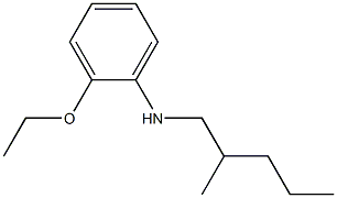 2-ethoxy-N-(2-methylpentyl)aniline Structure