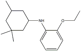 2-ethoxy-N-(3,3,5-trimethylcyclohexyl)aniline 化学構造式