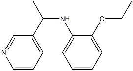 2-ethoxy-N-[1-(pyridin-3-yl)ethyl]aniline Struktur