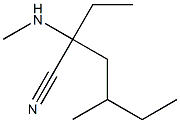  2-ethyl-4-methyl-2-(methylamino)hexanenitrile