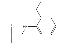 2-ethyl-N-(2,2,2-trifluoroethyl)aniline Structure