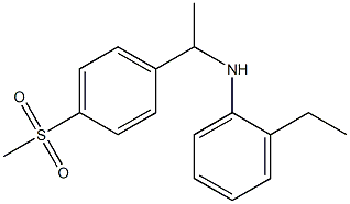 2-ethyl-N-[1-(4-methanesulfonylphenyl)ethyl]aniline