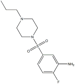 2-fluoro-5-[(4-propylpiperazine-1-)sulfonyl]aniline