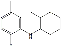 2-fluoro-5-methyl-N-(2-methylcyclohexyl)aniline 化学構造式