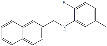  2-fluoro-5-methyl-N-(naphthalen-2-ylmethyl)aniline