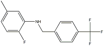 2-fluoro-5-methyl-N-{[4-(trifluoromethyl)phenyl]methyl}aniline