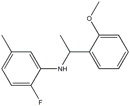  2-fluoro-N-[1-(2-methoxyphenyl)ethyl]-5-methylaniline