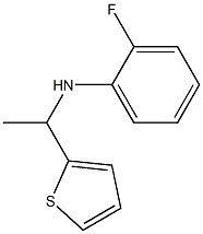 2-fluoro-N-[1-(thiophen-2-yl)ethyl]aniline Structure