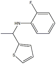  2-fluoro-N-[1-(thiophen-2-yl)ethyl]aniline