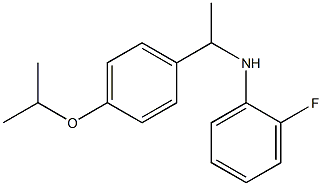 2-fluoro-N-{1-[4-(propan-2-yloxy)phenyl]ethyl}aniline