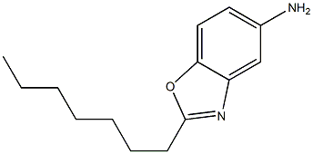 2-heptyl-1,3-benzoxazol-5-amine 结构式
