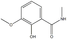 2-hydroxy-3-methoxy-N-methylbenzamide Struktur