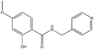 2-hydroxy-4-methoxy-N-(pyridin-4-ylmethyl)benzamide Structure