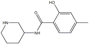 2-hydroxy-4-methyl-N-piperidin-3-ylbenzamide Structure