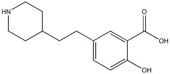  2-hydroxy-5-[2-(piperidin-4-yl)ethyl]benzoic acid