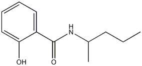 2-hydroxy-N-(pentan-2-yl)benzamide Structure