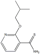 2-isobutoxypyridine-3-carbothioamide 化学構造式