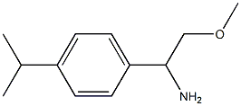 2-methoxy-1-[4-(propan-2-yl)phenyl]ethan-1-amine,,结构式