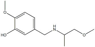 2-methoxy-5-{[(1-methoxypropan-2-yl)amino]methyl}phenol