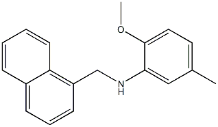 2-methoxy-5-methyl-N-(naphthalen-1-ylmethyl)aniline|