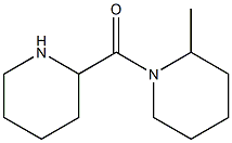 2-methyl-1-(piperidin-2-ylcarbonyl)piperidine Structure