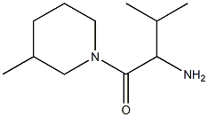 2-methyl-1-[(3-methylpiperidin-1-yl)carbonyl]propylamine 结构式