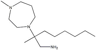 2-methyl-2-(4-methyl-1,4-diazepan-1-yl)octan-1-amine Struktur